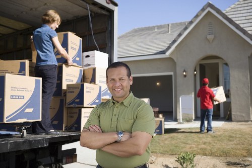 Packing process for man with van removal service