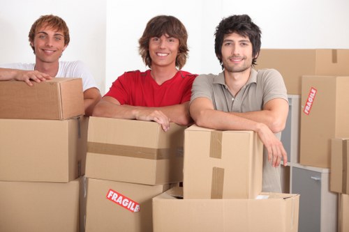 Packing boxes for removal service in Chislehurst