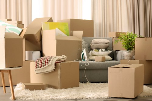 Van transporting belongings safely