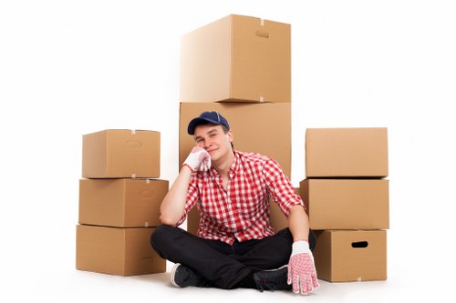 Van transportation for house removals